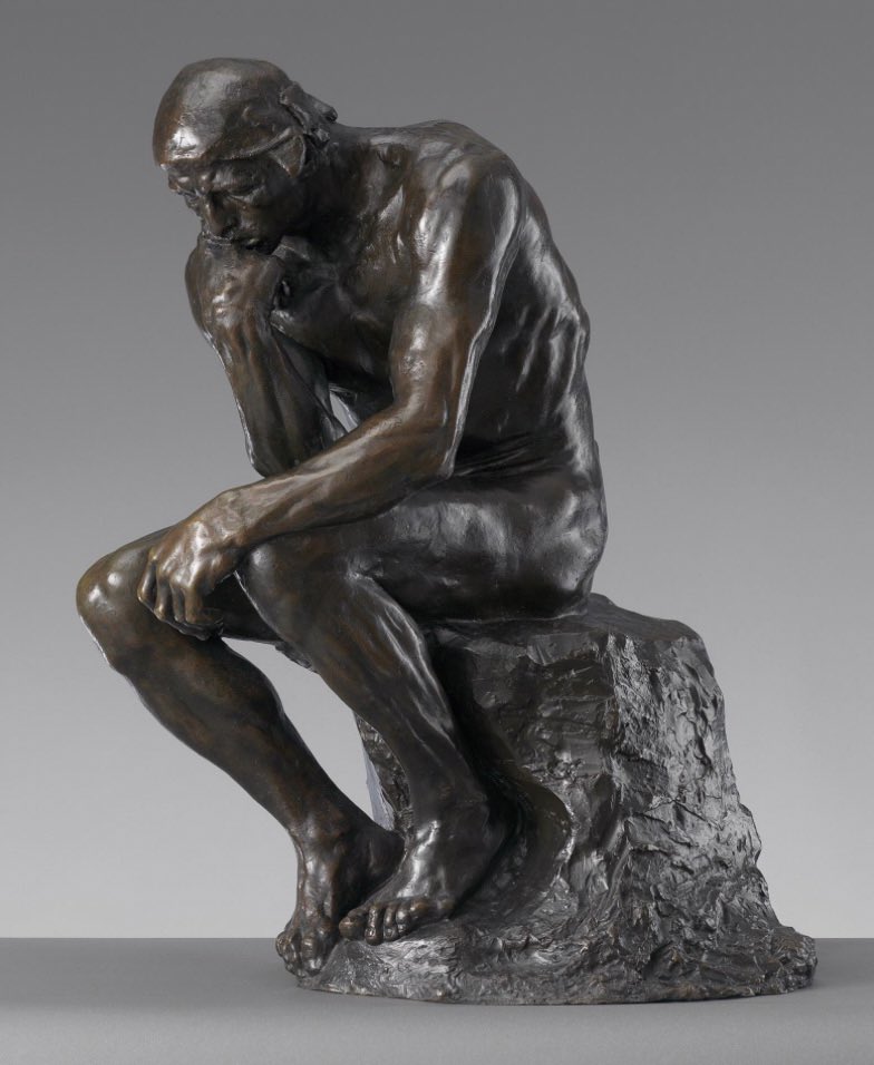 taehyung / auguste rodin, the thinker, cast 1884 @BTS_twt