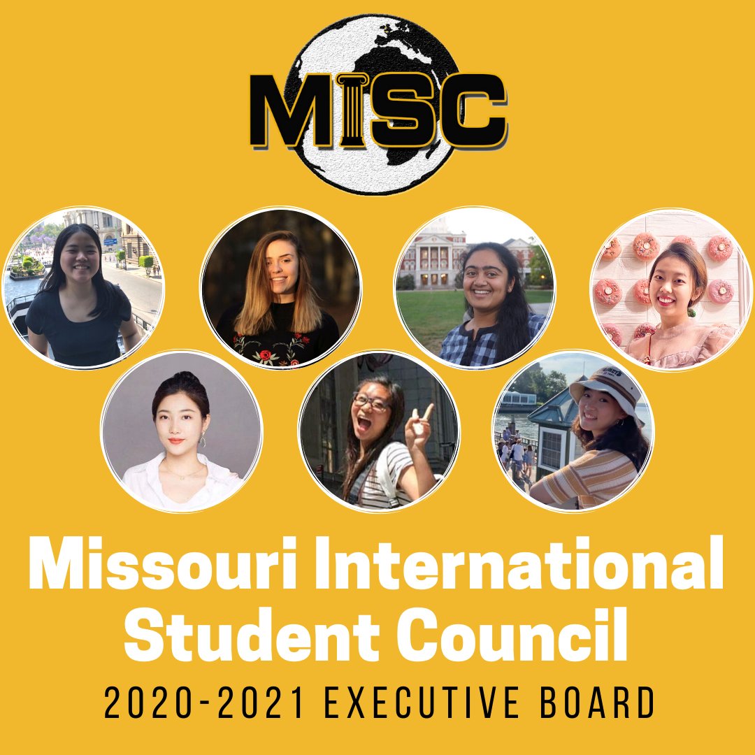 MizzouMISC's tweet photo. We are so happy to introduce our executive board for the 2020-2021 academic year! For more information on new lovely faces representing MISC next year, check-out our posts on Instagram and Facebook!
https://t.co/TNK2GhGtov
https://t.co/P4jfqAx9l0 https://t.co/kCDdm3TooC