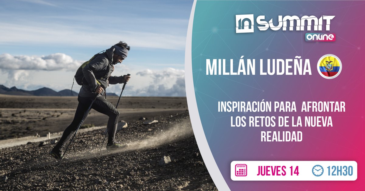 insummit_la's tweet photo. GEnial... una charla inspiracional @MillanLudena  en el  #insummit2020.. conectate este momento  https://t.co/YFHEZz2VOy https://t.co/jigF6PFUfI