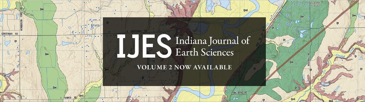 INGeoSurvey's tweet image. The NEW issue of the Indiana Journal of Earth Sciences is live! Read &amp;amp; download geologic maps &amp;amp; reports for free in our open-access journal at scholarworks.iu.edu/journals/index….
#FAIRdata #OpenAccess #GeologicMap