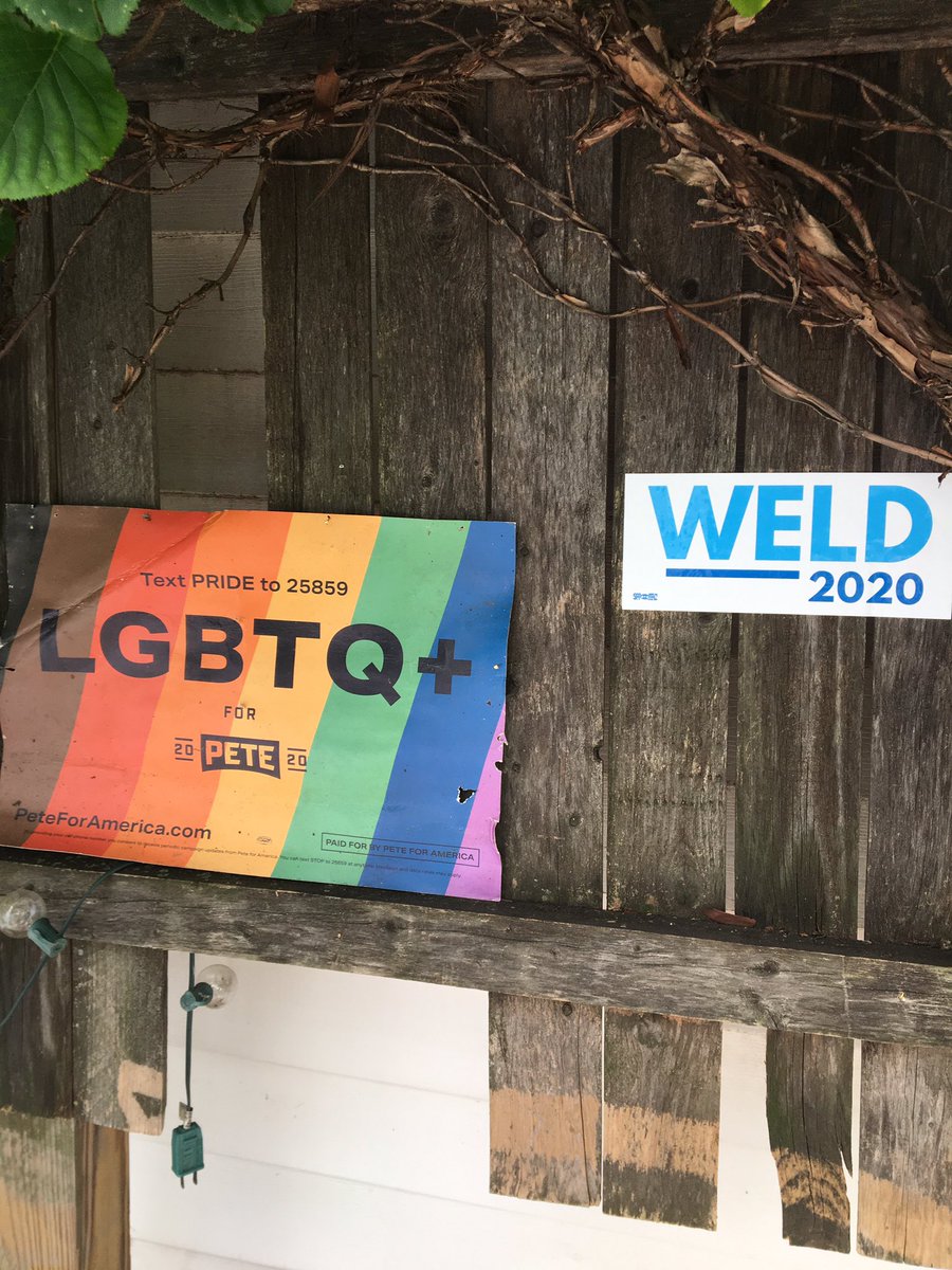 Kinger_DC's tweet photo. Siri, show me the back yard of a Neoliberal who foolishly got invested in both major party primaries. #Weld2020 #PeteForAmerica https://t.co/nolG7NkfA6