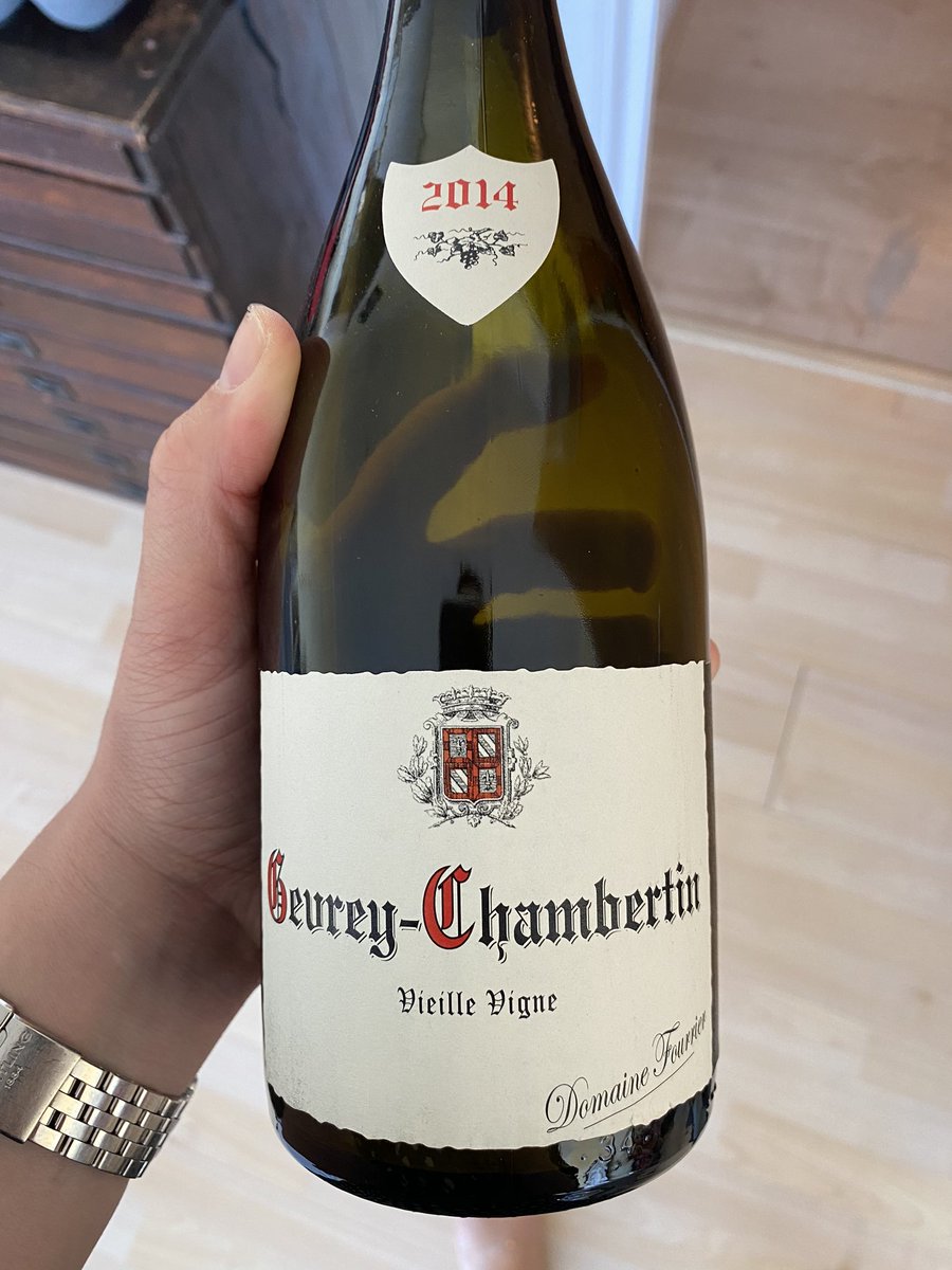 Masterofwhine's tweet photo. Tonight’s #lockdown wine is the 2014 #fourrier Gevrey VV- I love 2014 Burgs, Bdx, Piedm- they’re all so accessible and pretty https://t.co/DM8fkwtgmT