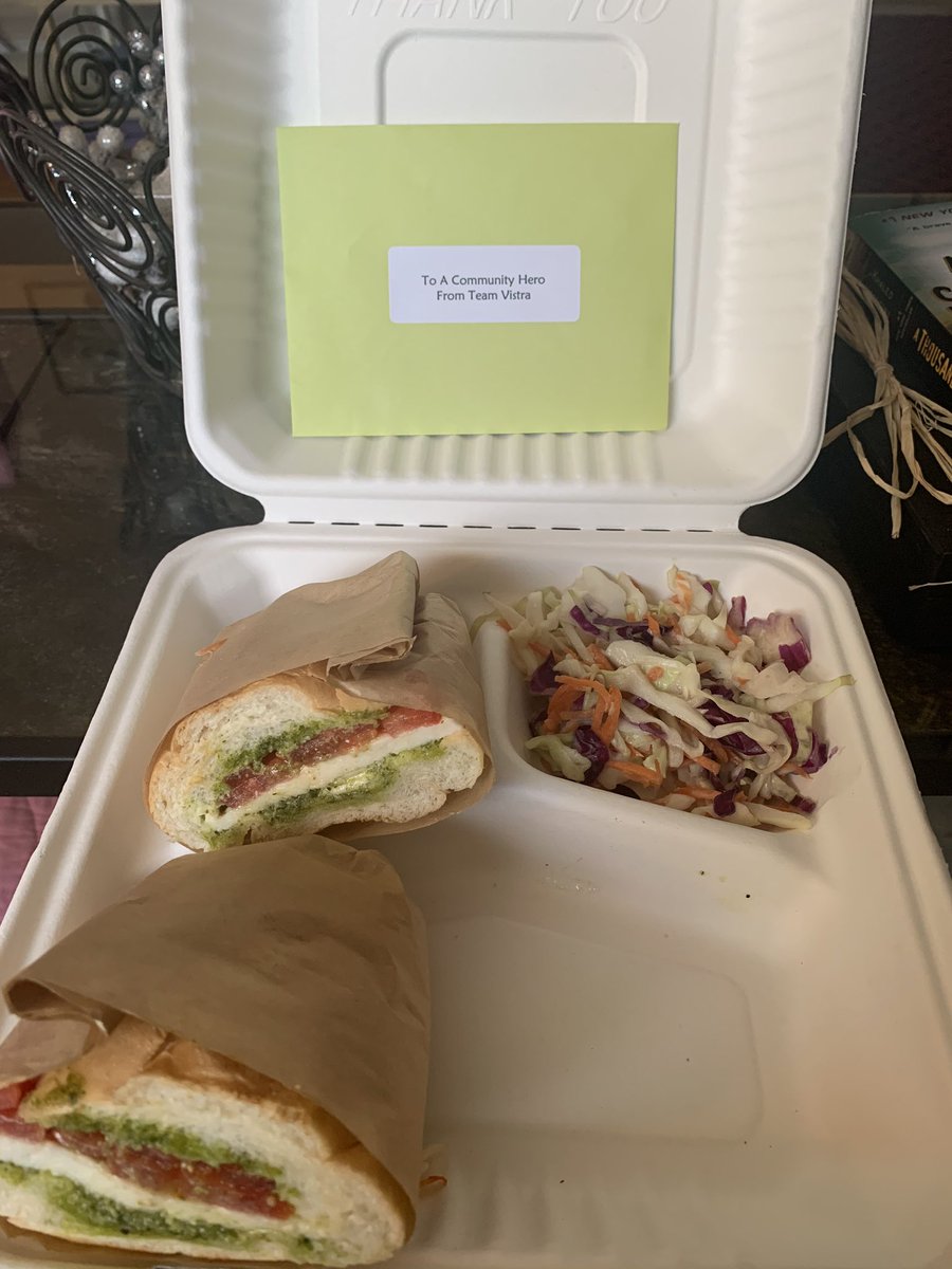 Thank you so much <a href="/VistraPR/">Brian Butler</a> for the delicious lunch and gift card! ❤️ We appreciate you so much!!! #weareMort