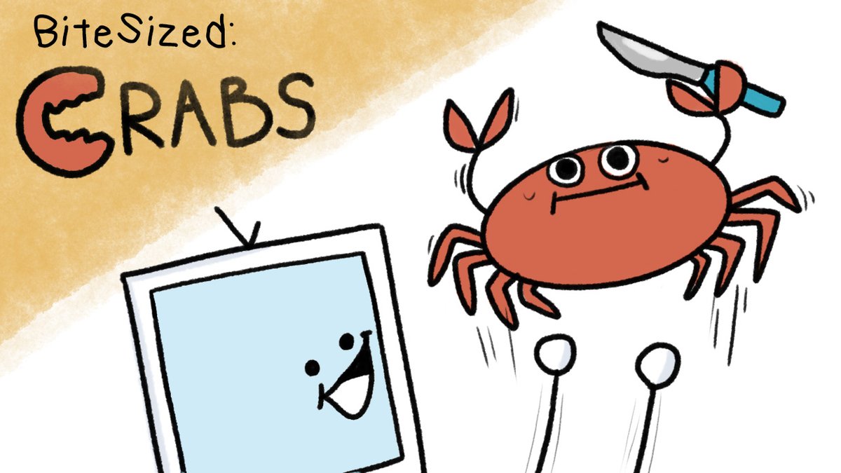 BiteSizedBitsYT's tweet photo. A very educational (but not really) #animation about weird crabs just released now! Check it out. VV
https://t.co/goJ4ClOtgO https://t.co/yvykuMcoYy