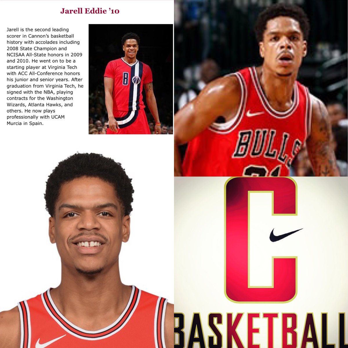 CoachCRoth's tweet photo. Congratulations to @CannonMBB alum Jarell Eddie @J_Ed31 on his selection to the inaugural class for the @CannonSchool Hall of Fame. Jarell is one of the best to do it at Cannon. He our programs leading scorer &amp; rebounder. He is an exceptional ambassador for our program &amp; school! https://t.co/mk5ZjLfemO