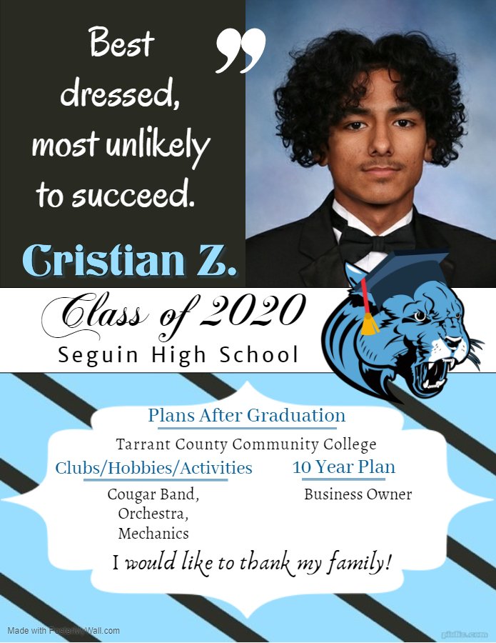 JuanSeguinHS's tweet image. #SeguinNation #SeniorSpotlight