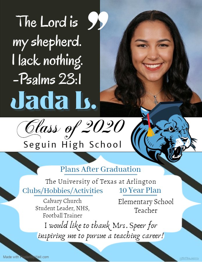 JuanSeguinHS's tweet image. #SeguinNation #SeniorSpotlight