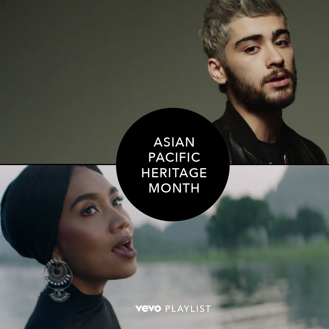 Vevo's tweet image. Celebrate Asian Pacific Heritage Month with our playlist featuring @yunamusic, @zaynmalik and more great artists 💚 #APAHM 
⠀⠀⠀⠀⠀⠀⠀⠀⠀
▶️ youtube.com/watch?v=xVfddV…