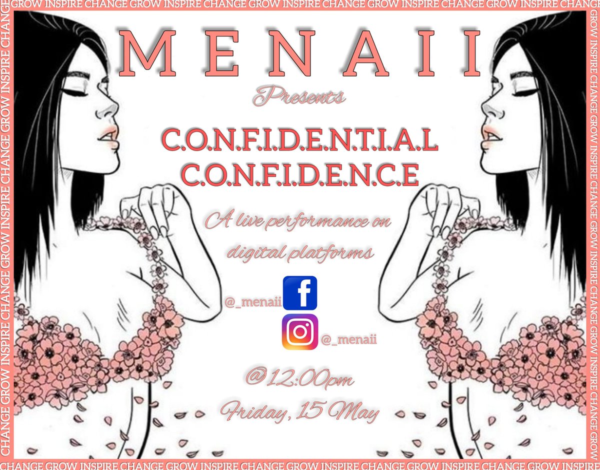 MENAII1's tweet photo. Confidential Confidence 
#liveshow #music #neosoul #confidence
#level3lockdown #imade #lockdown #imade #lockdown #SocialDistancing #HappyBirthdayImade #coronavirus https://t.co/HwWJ2b6XQf