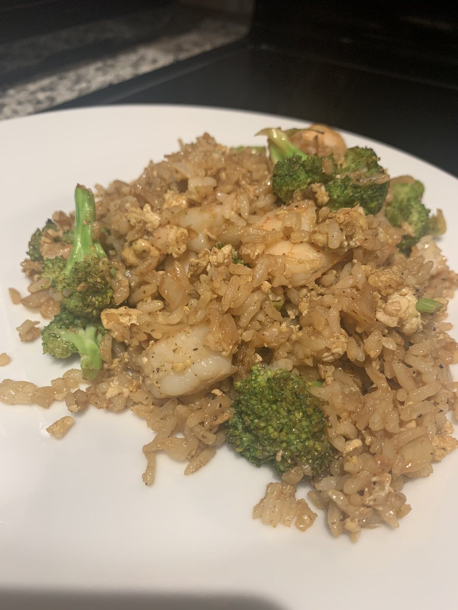 itsBTerrell's tweet photo. Lol. What’s up? They talked trash last night, so I used the leftover rice to make shrimp fried rice.
Who got something to say? https://t.co/NLo2Zru7Wz