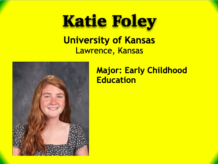 SMSSeniors2020's tweet photo. Congratulations to Katie Foley, who will attend the University of Kansas to major in Early Childhood Education! @UnivOfKansas #SMSSeniorSigning2020 https://t.co/ICkBc84Z8v