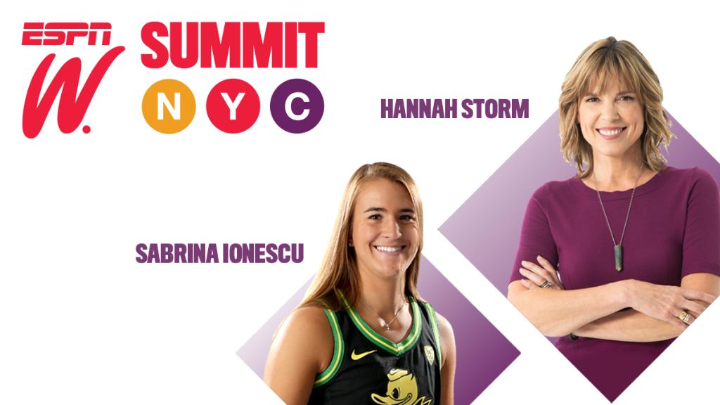 espnW's tweet photo. It's official! 

@sabrina_i20 will join @HannahStormESPN (virtually) for the keynote conversation at the espnW Summit NYC on May 28. 

Register here: https://t.co/6OIBl2xrJZ https://t.co/JJy9Gywkz7