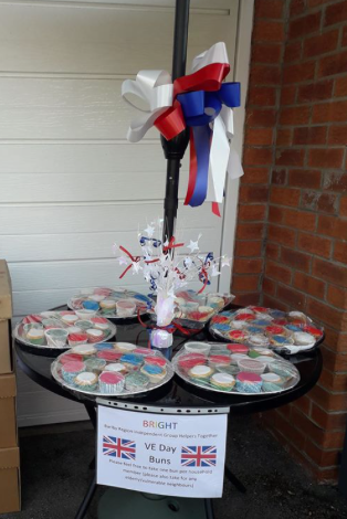 BrightBarlby's tweet photo. #VEDay75  celebrations in #Barlby with lots of cupcakes baked by village residents https://t.co/u94TFeK2x1