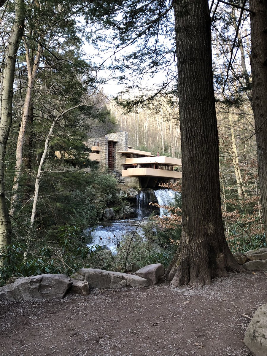 JodySullivan1's tweet photo. Last summer visiting Fallingwater. A house Frank Lloyd Wright designed. #gisdalwaysconnected @GISDhealth #gisdtravelthursday https://t.co/cAWWltj8Lq
