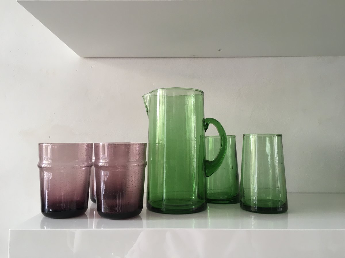 I've been spending some of lockdown sourcing new Scandi supplies for the store. These beautiful jugs and water glasses are from Madam Stoltz, a new brand for Bias. We love them and hope you do too.