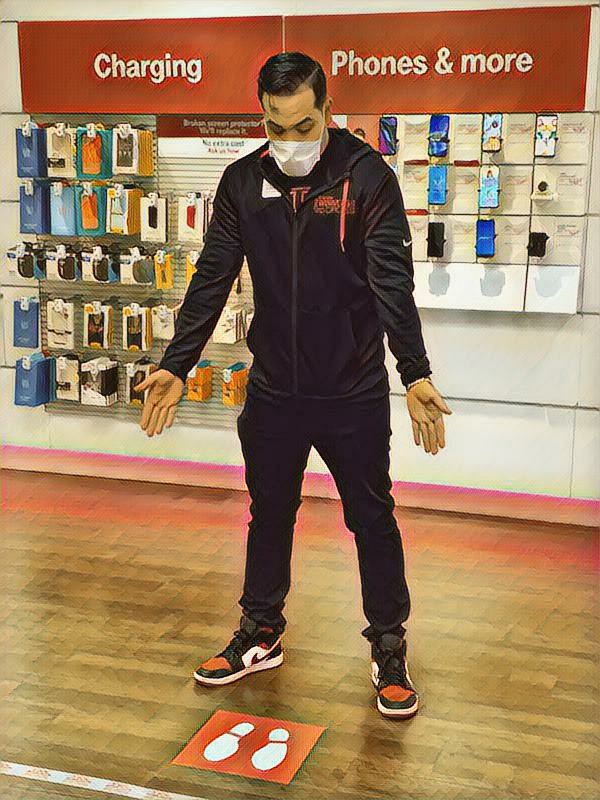 MagentaTank's tweet image. Today's #SkillPractice was on #SocialDistance ✋#6Feet #MaskOn #WashYourHands Feeling ill? #StayHome #Extra #Cleaning #SafetyFirst ⚠️ #TheNewTmobile