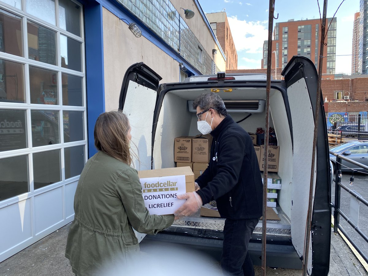 LICPartnership's tweet photo. Wonderful community members @foodcellar have partnered with LIC Relief to collect and donate goods for those in need. Check them out in action!
#licrelief #liclocal #supportliclocal #community https://t.co/yXdGzoeTQu