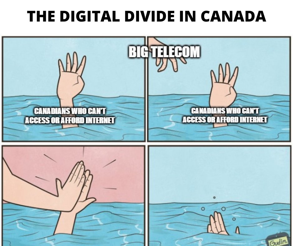 OpenMediaOrg's tweet photo. For decades the Canadian gov. has taken a hands off approach to Internet access, relying on #BigTelecom to decide who to connect and when.
It's time for the government to step up and release a plan to Get Canada Connected - https://t.co/befIB20epv https://t.co/cEcqme7ndn
