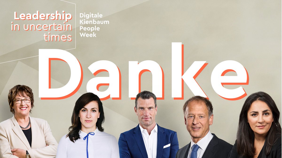 KienbaumConsult's tweet photo. 🎉 Die digitale Kienbaum Peopleweek. 🎉
🙏🏼 Dank unseren Gästen, ReferentInnen, Partnern und Zuschauern für vier Tage voller herausfordernder Impulse, inspirierender Einblicke #Leadership #HR #People &amp; #Organization
➡️Alle #pplweek Sessions ab 18.05. auf unserer Website
#Kienbaum https://t.co/n5ZrRGMEVO