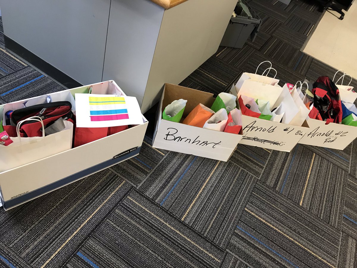 SeckmanHigh's tweet photo. Seckman prize patrol is on the roll. #SHSUnitedVirtually #TeacherAppreciationWeek https://t.co/3gwO9yAKhs