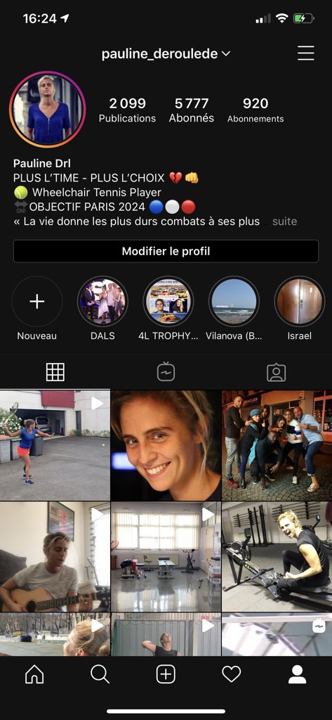 pauline_drl's tweet photo. 🔔🔔🔔 Pour ceux qui veulent me suivrent sur Instagram, mon insta est :
pauline_deroulede
À très vite ! 💪🏼😉
@IreneetCecile 🔈
#instagram #paulinederoulede #moncombat #mondrame #plusltime #plusjamais #objectif2024 https://t.co/0UyXR80dmG