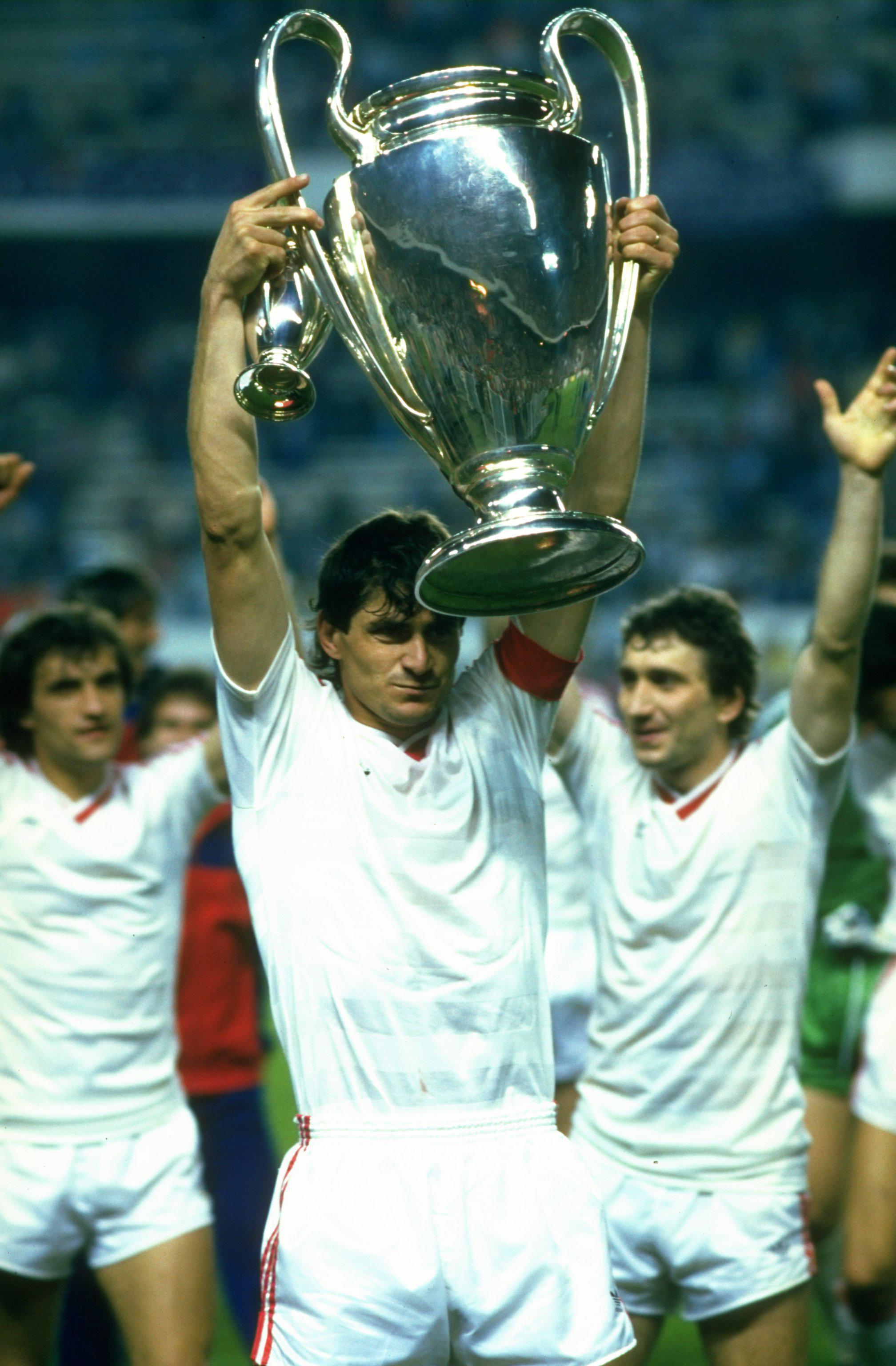 Romania football European Champions Cup 1985 Steaua Bucuresti & BP. Honved