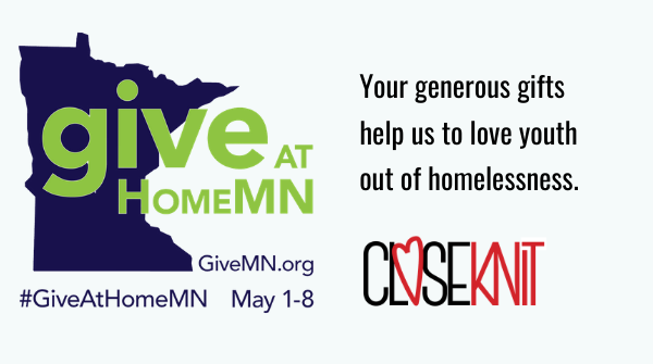 closeknitlove's tweet photo. “Shelter-in-place” stirs the cauldron of family conflict—the leading cause of #youthhomelessness. But youth can find loving support in chosen families. CloseKnit champions these caring arrangements. #BeyondaBed #GiveAtHomeMN Consider giving today! https://t.co/qLQ6K0hviT https://t.co/ZH3Gj5nXw4