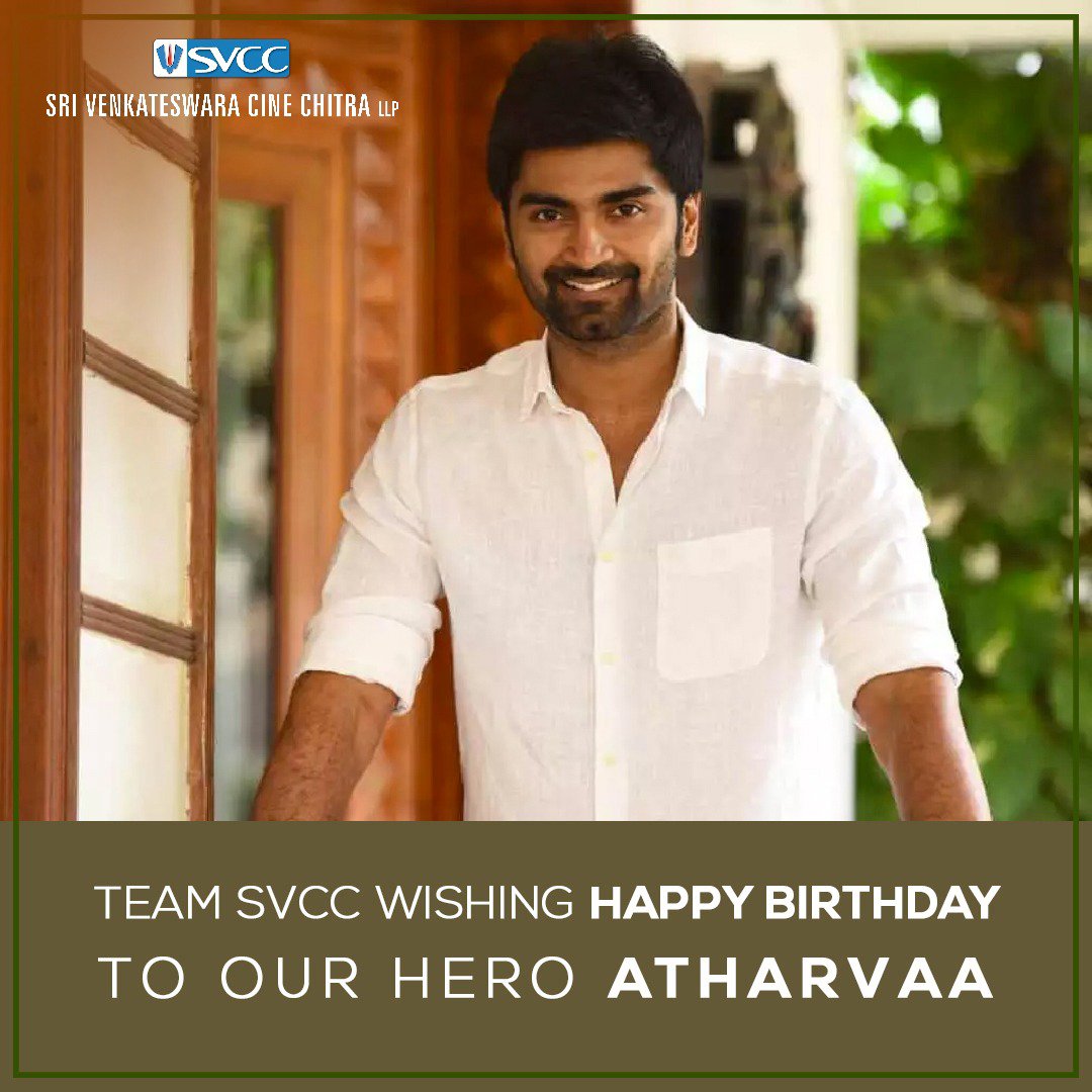 DoneChannel1's tweet photo. Birthday wishes to @Atharvaamurali from team @SVCCofficial 

#HBDAtharvaa

@DarbukaSiva @vendhan14 @dop_bhaskaran @BvsnP @praveen2000 @dvlns @DoneChannel1 https://t.co/c46t3T0OmS