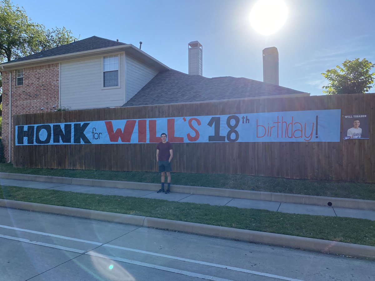 POPCS1089's tweet photo. Happy Birthday, Will! Help celebrate! Come by and HONK!!! ⁦@popcseagles⁩ #luthed https://t.co/qYZ1Ap7rV7