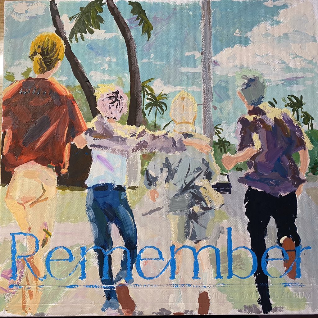 [EVENT] REMEMBER ALBUM Artwork by INNER CIRCLE  #PaintingREMEMBER_WINNER  #WINNER  #REMEMBER  #위너 @yginnercircle  @yg_winnercity