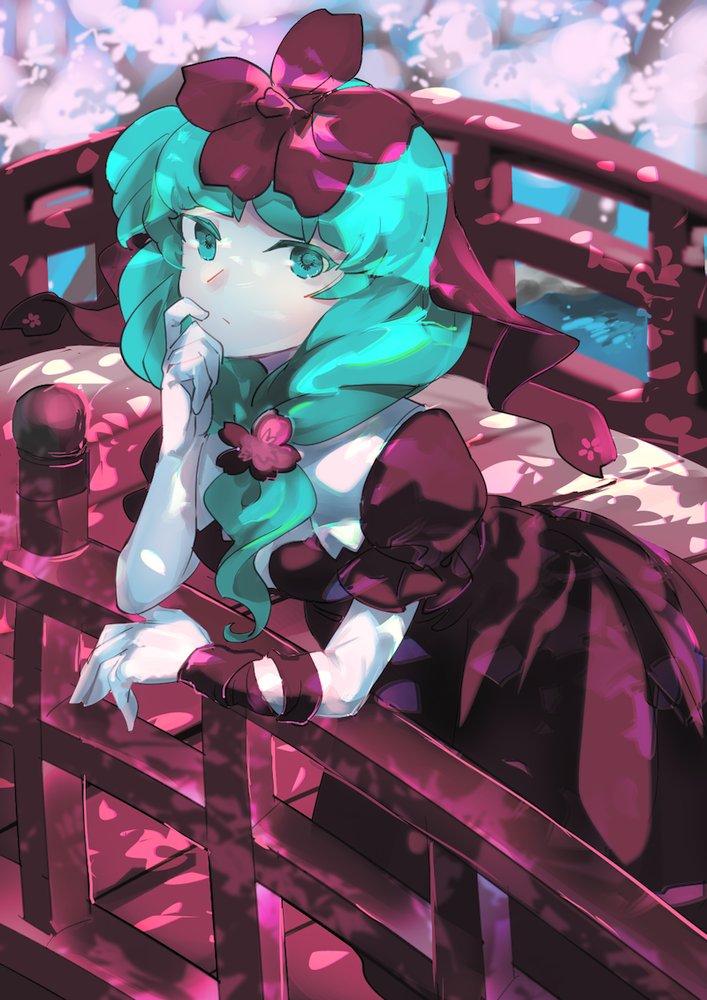 鍵山雛 「厄神様 」|茶丸九のイラスト