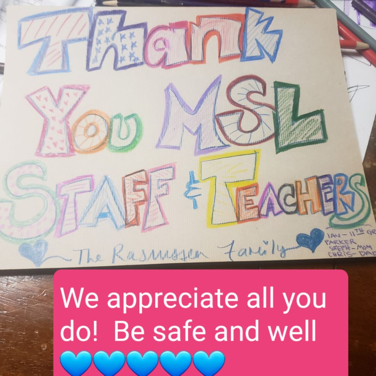 MilwaukeeMPS's tweet photo. Thank you, MPS Teachers!
Help us celebrate teachers! Send us a creative photo, message of thanks, or short video honoring a favorite teacher or your school. Post on social media and tag with #TAW2020, #MPSProud, or #MPSTeacher, or email us at comm@milwaukee.k12.wi.us https://t.co/EQVT0TPDdf
