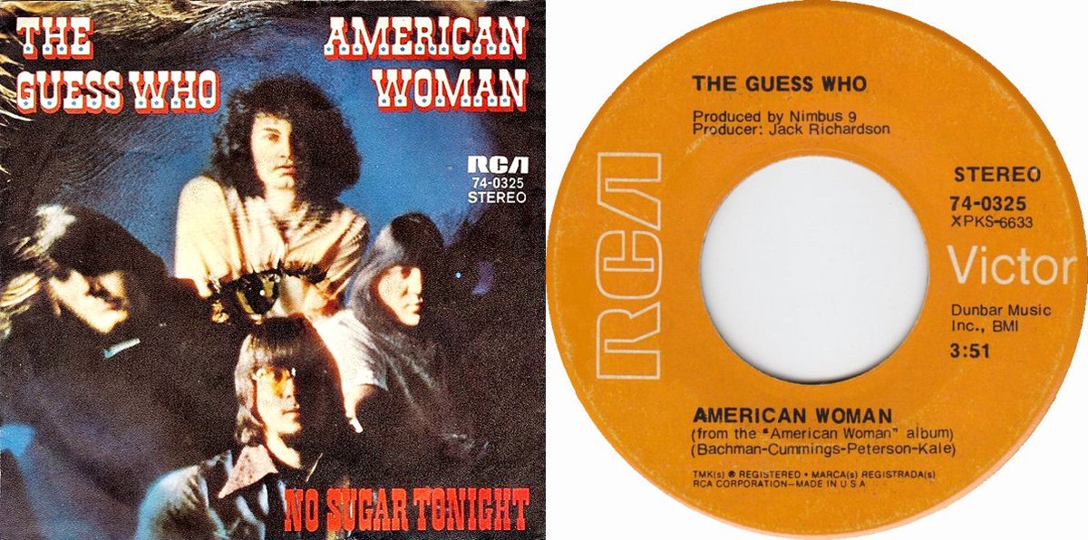 espofootball's tweet photo. #OTD Aug13,1969 The #GuessWho recording the single "American Woman" at #RCA's Mid-America Recording Center Chicago.
Personnel:
@burtoncummings vocals,
#GarryPeterson drums,
#JimKale bass,
#RandyBachman lead guitar, rhythm guitar
May9,1970 song will read #1 for 3wks in the US https://t.co/lY5IbC9JzC