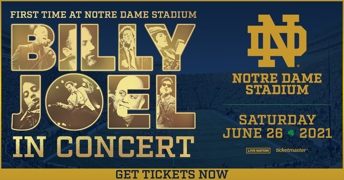 Billy Joel concert rescheduled for June 26, 2021 go.nd.edu/e76bda