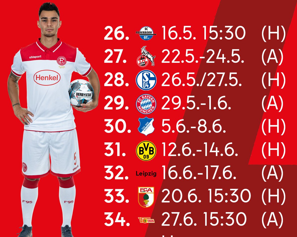 f95's tweet photo. 🗓️ So geht's für uns in der @Bundesliga_DE weiter!

👉 Alle Infos: https://t.co/XVtVMc3x3g

#f95 | 🔴⚪️ https://t.co/fVmb4UsNsn