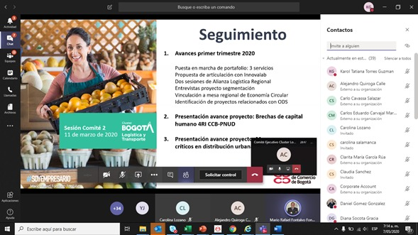 dgomez6's tweet image. En Comité Ejecutivo de #ClusterLogística de Bogotá-Región, con la participación de +30 representantes de empresas, universidades, gremios y entidades públicas empezamos a consolidar acciones y proyectos para una Agenda de Reactivación Económica para el sector #SoyEmpresario