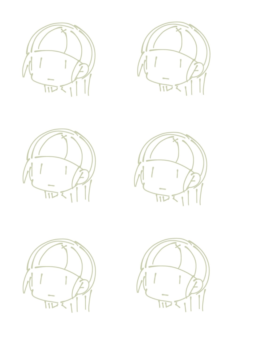 イラスト用トレス素材 お顔まとめテンプレ うちの子まとめや推しまとめ等に 2枚目は使用例です トレス素材 フリー素材 T Co 32i8l2ekmq Twitter