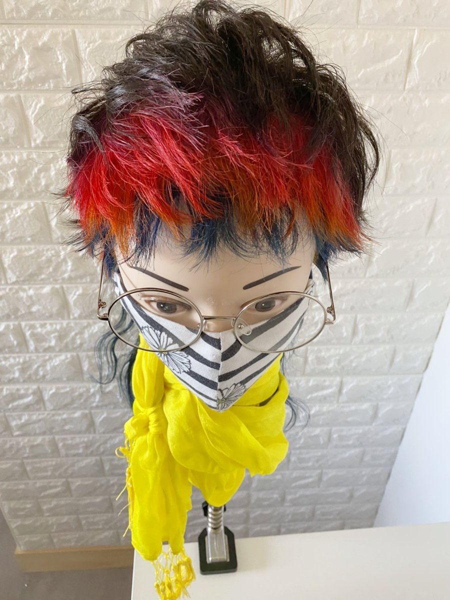 Miki ヘアスタイル ヘアカラーにあわせて Make や Fashion を楽しむように マスクライフ も楽しもう Cuttogetherマスクヘア Cut Together 美容室 美容師 Cuttogetherマスクヘア ヘアカラー ヘアアレンジ ヘアメイク ヘアスタイル カット