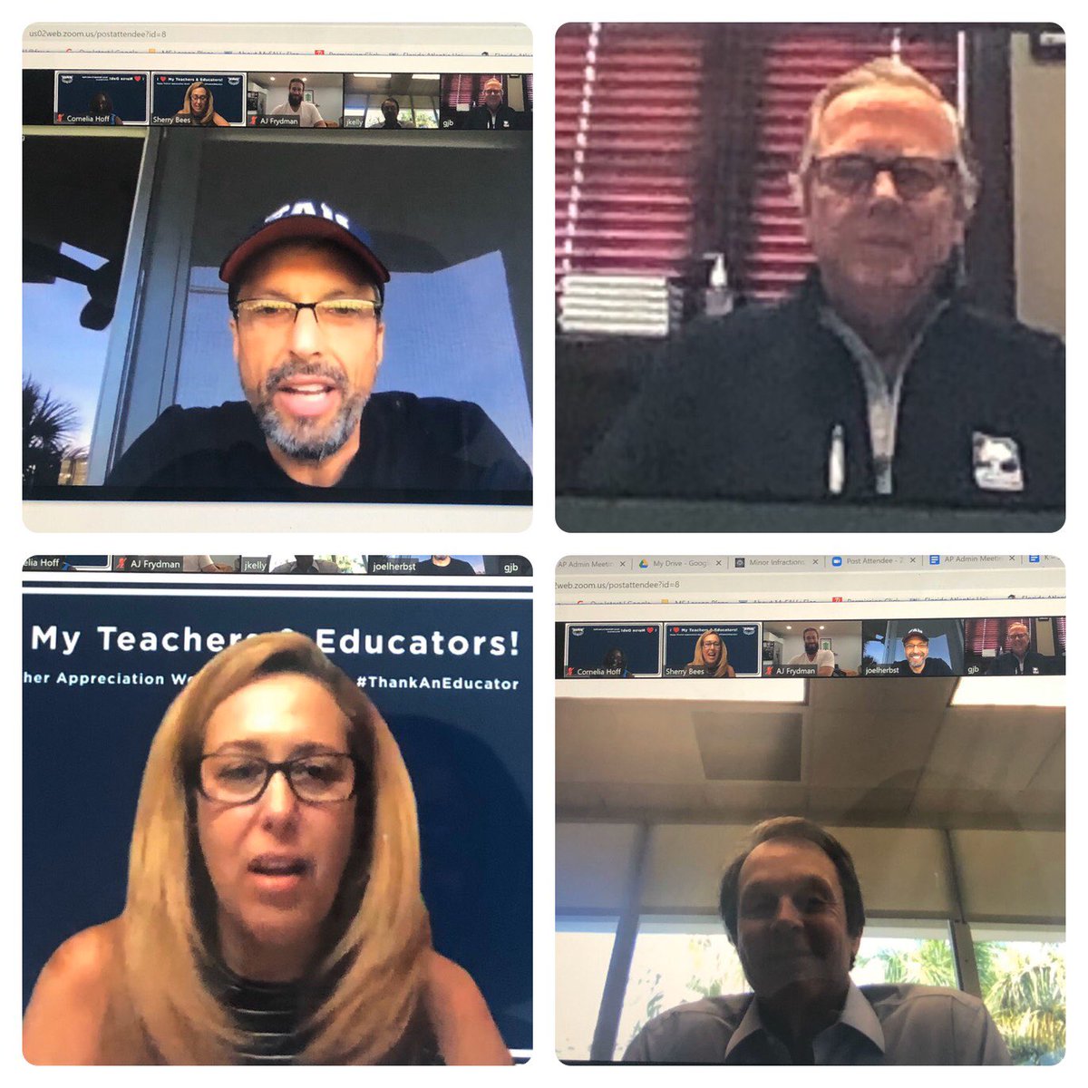 ap_hoff's tweet photo. Special Thank You from Governor Bush, President Kelly, Superintendent Herbst and Principal/Director of AD Henderson/FAU High School, Sherry Bees!! #TeacherAppreciationWeek https://t.co/917aniEsBL