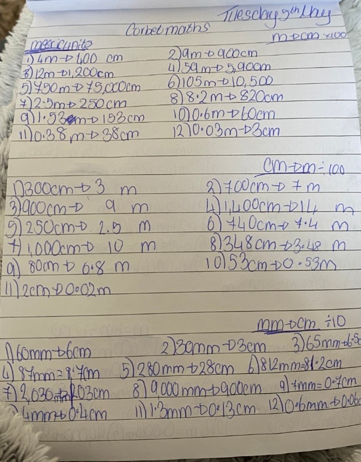 MathsSTMCA's tweet photo. Some more fantastic work from our students at home! Well done Brianna, Amarah, Owen, Jess and Victoria in Mrs Redmond's classes! @StThomasMoreCA https://t.co/5qmYDjUocy