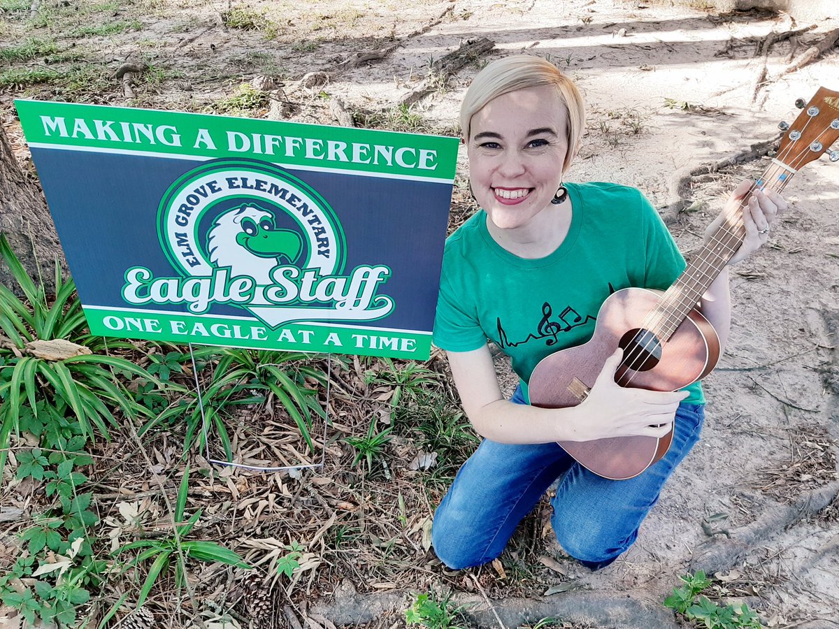 Not sure who exactly to thank, but I sure do appreciate this fun sign and love teaching my <a href="/HumbleISD_EGE/">Elm Grove Elementary</a> Eagles! 🦅💚🎶🦅💚🎶 #TeacherAppreciationWeek