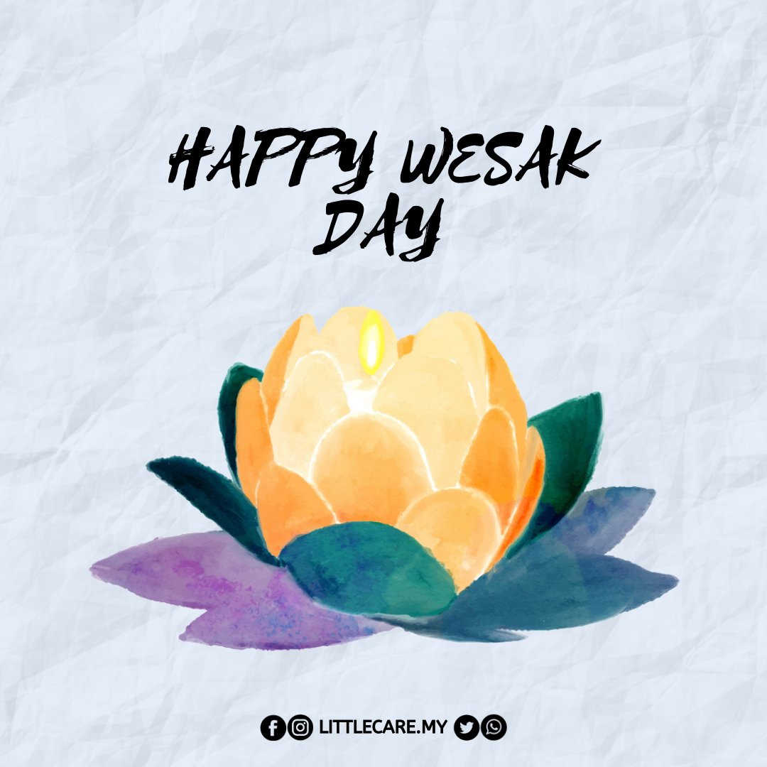 LittlecareMy's tweet photo. Late is better than nothing! 😚
We want to wish all Buddhists, Happy Wesak Day! ✨
#LittleCaremy #littlecareshare #wesharebecausewecare #ointment #auraterapi #freshcare #minyakangin https://t.co/rDgE7vsIHp