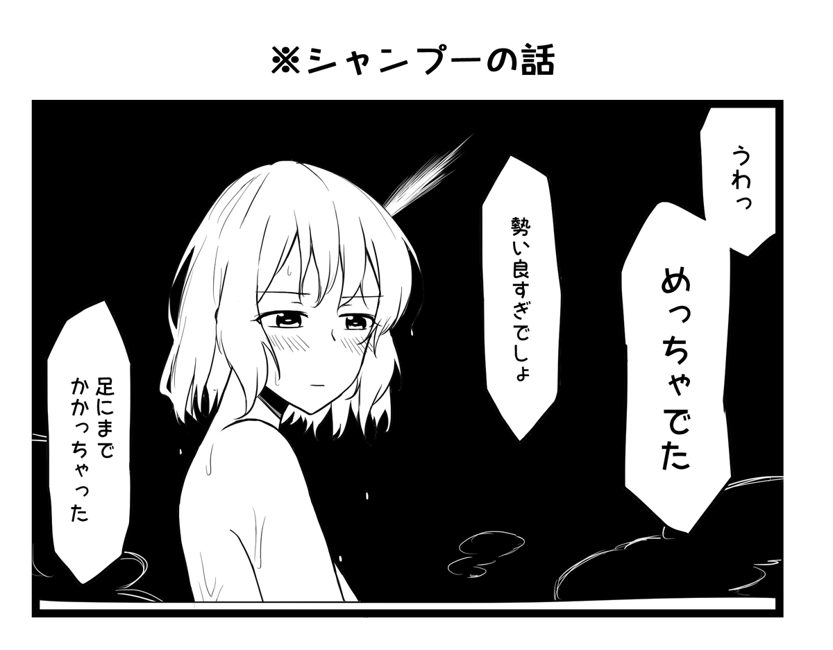 ※シャンプーの話 