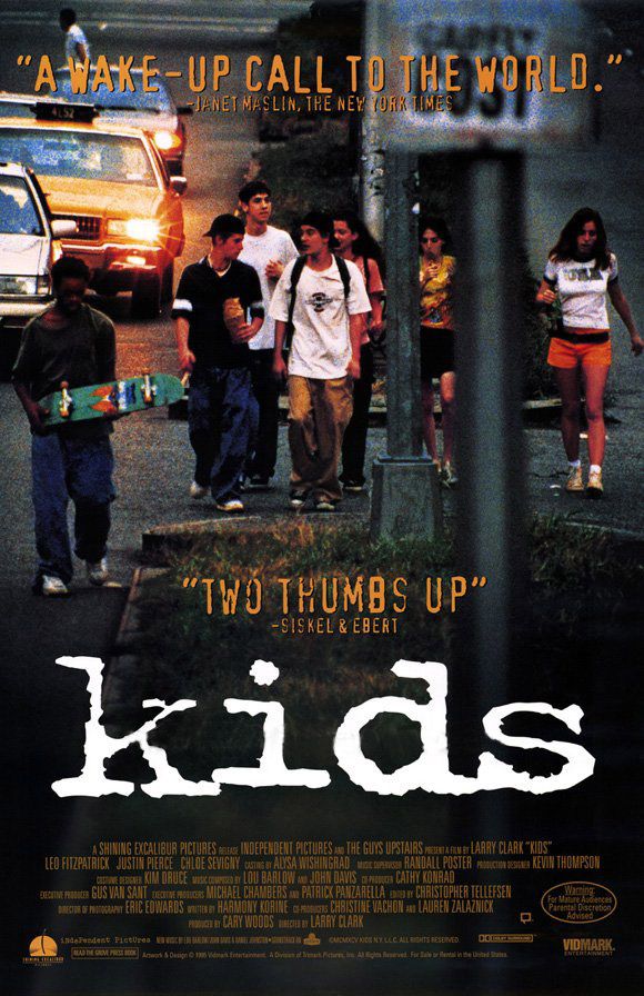 『KIDS/キッズ』映画パンフレット ラリー・クラーク ガス・ヴァン・サント ラリー・クラークのデビュー作『KIDS／キッズ』が全国公開、90