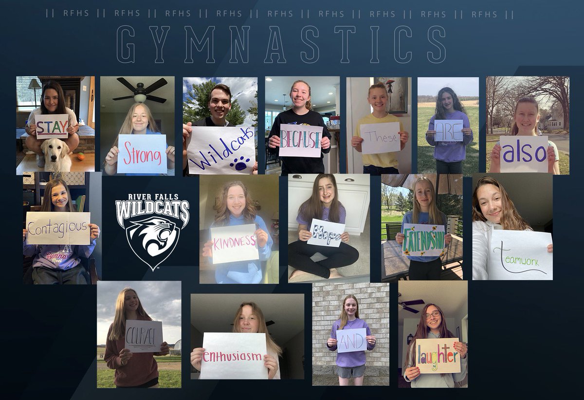 RFHSGymnastics's tweet photo. We hope everyone is staying active and healthy! #allinthistogether #ccc https://t.co/ixOYjJ8iAs