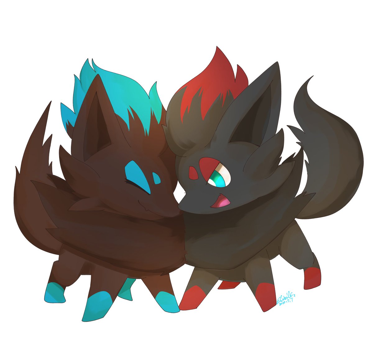 エリー Ver2 0 ゾロア ポケモン版深夜の真剣お絵描き60分一本勝負 ゾロアの日 エリー Ver2 0 ゾロア ポケモン版深夜の真剣お絵描き60分一本勝負 ゾロアの日