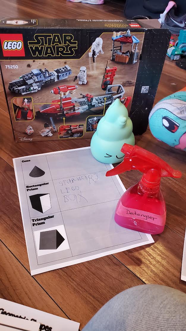 Mrs_Ps_class's tweet photo. 3D Soilds are everywhere. Students are learning to identify 3D solids from their homes during this time of distant learning. Great work crew! @TBCDSB_Hornets @tbc_schools #grade2mathfun https://t.co/qiDDfljmvs
