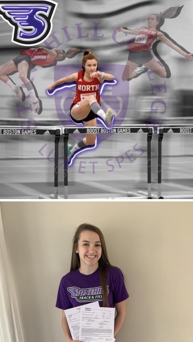 NAHSAthleticDpt's tweet photo. Congratulations to Cassidy Becker She will be attending Stonehill College next year and running track. https://t.co/027Ag0mO4w
