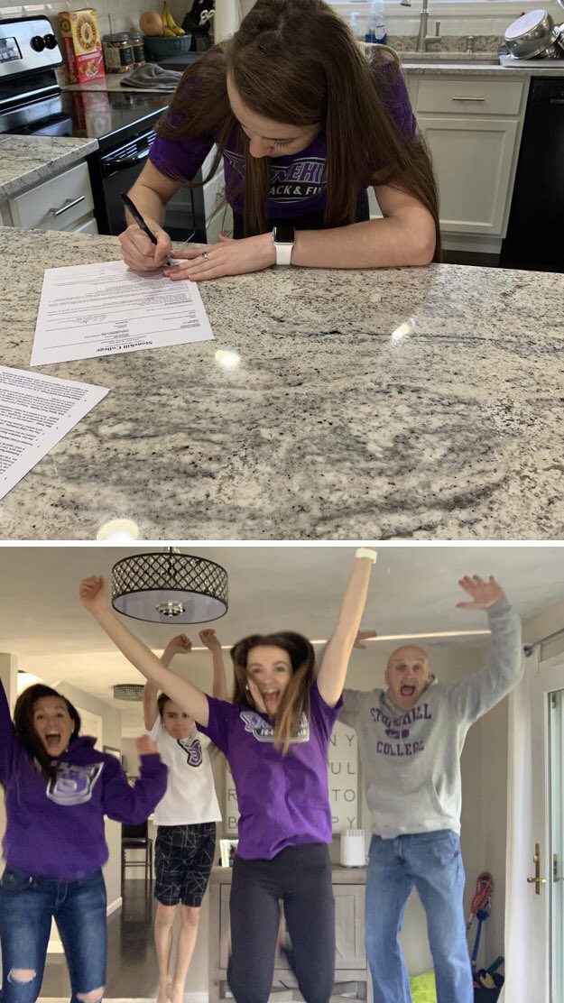 NAHSAthleticDpt's tweet photo. Congratulations to Cassidy Becker She will be attending Stonehill College next year and running track. https://t.co/027Ag0mO4w