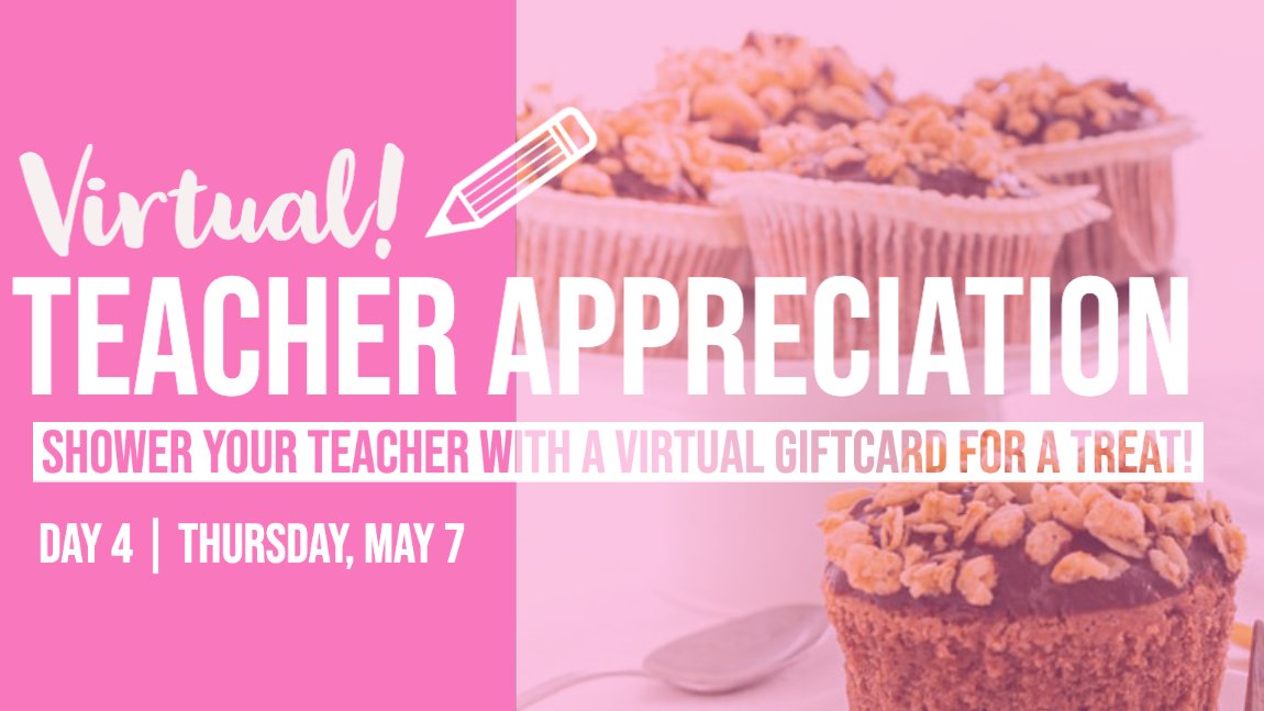 Day 4 of #TeacherAppreciationWeek2020! Our teachers deserve a much-needed break! Shower your <a href="/CESMiniCougars/">Cougar Elementary</a> &amp; <a href="/MPEScougars/">Manassas Park Elementary School</a> teacher with an eGift card to a favorite local restaurant, coffee shop or bakery! ☕️🧁🍽️ #appreciateMPCS